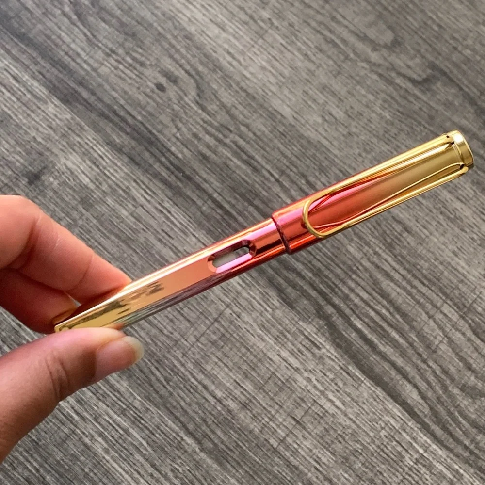 🍒🍒 Infinity Blood Orange & Gold Pencil